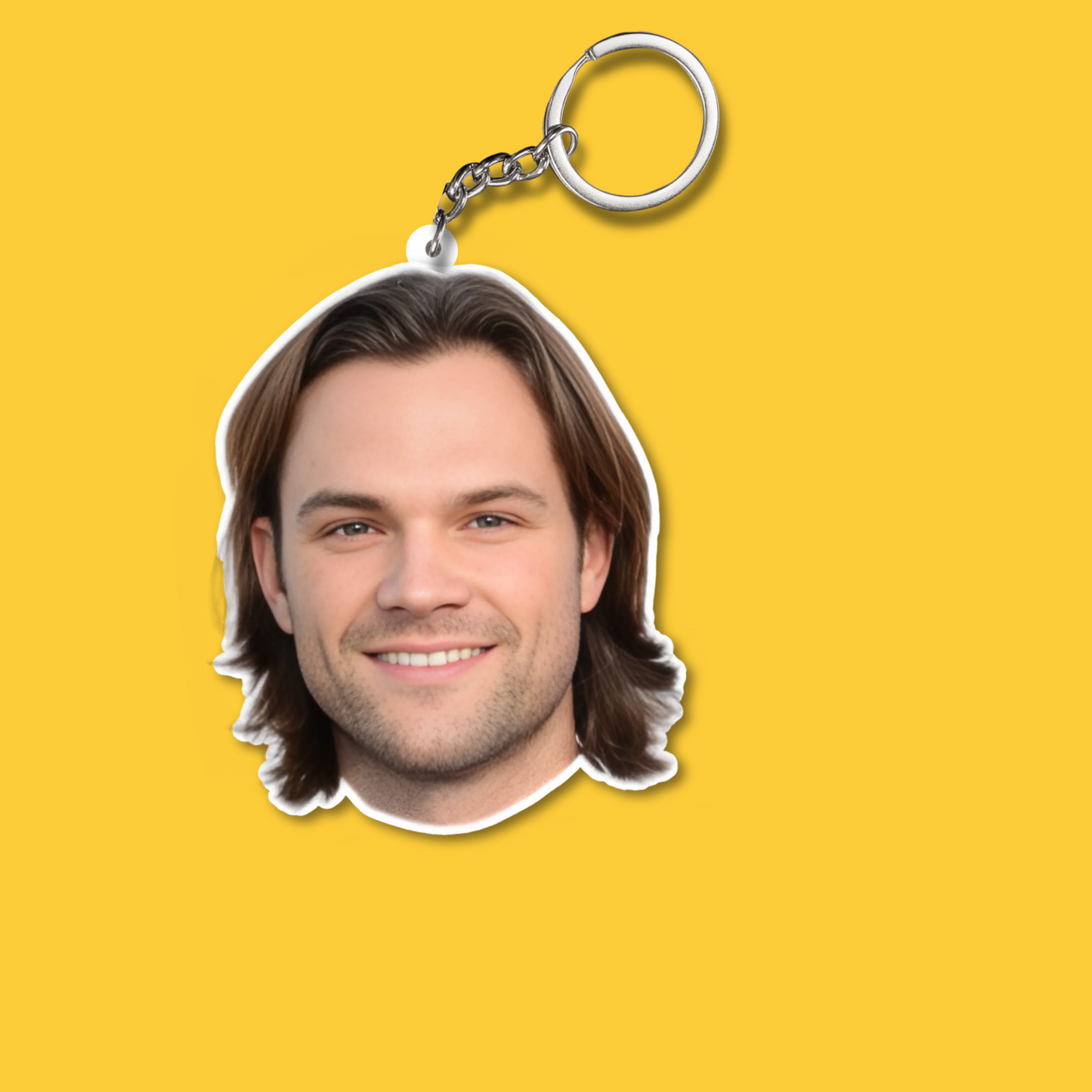 Jared Padalecki 2 Layer Acrylic Keychain |  Best Fan Gift
