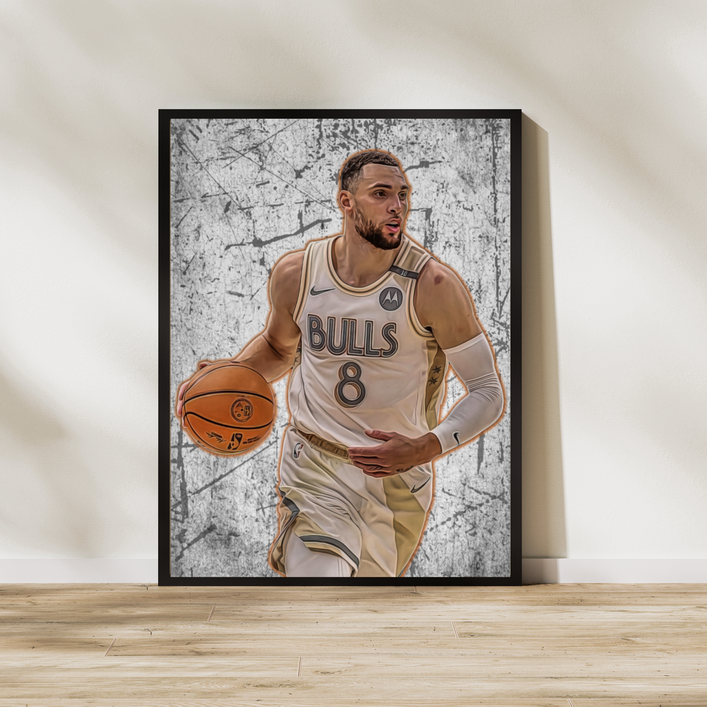 Zach LaVine Matte Paper Poster, Frames & Hanger