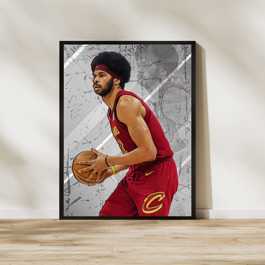 Jarrett Allen Premium Matte Paper Poster, Frames & Hanger