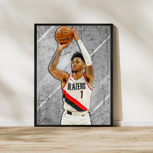 Anfernee Simons Matte Paper Poster, Frames & Hanger