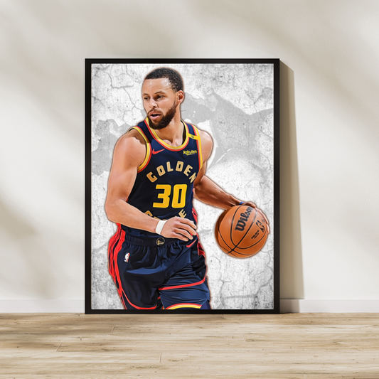 Stephen Curry Matte Paper Poster, Frames & Hanger