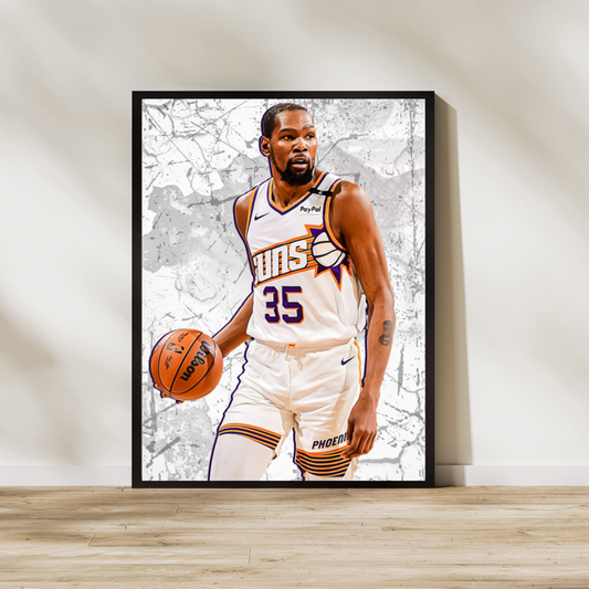 Kevin Durant Premium Matte Paper Poster, Frames & Hanger