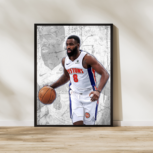 Tim Hardaway Jr. Matte Paper Poster, Frames & Hanger
