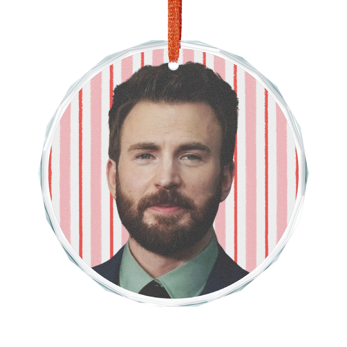 Chris Evans Christmas Ornament | Celebrity Fan Gift Keepsake