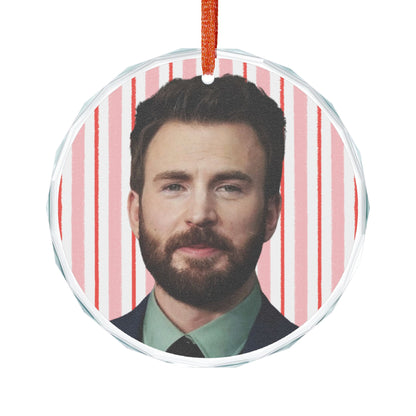 Chris Evans Christmas Ornament | Celebrity Fan Gift Keepsake