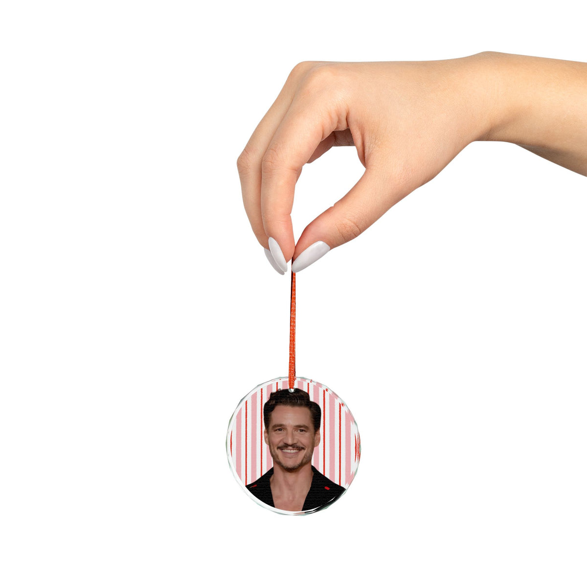 Pedro Pascal Christmas Ornament | Celebrity Fan Gift Keepsake