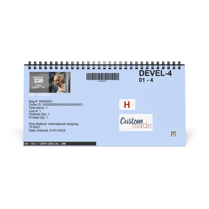 Anya Taylor-Joy 2026 Desk Calendar | Celebrity Spiral Bound Photo Calendar | Fan Collectible Gift | Elegant Desk & Office Décor