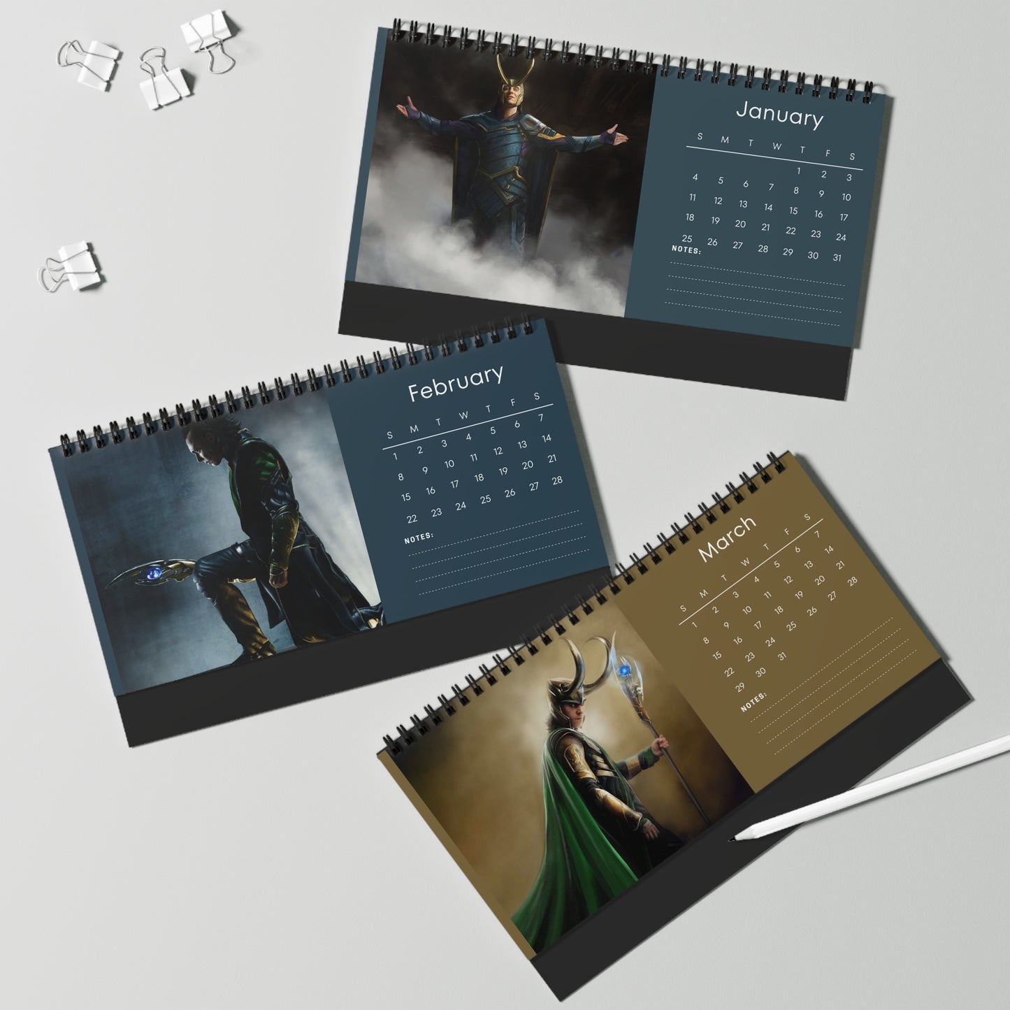 loki 2026 Desk Calendar NOT TO PUBLISH