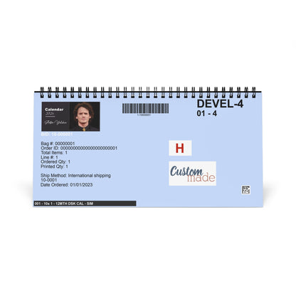 Anton Yelchin 2026 Desk Calendar | Premium Celebrity Photo Calendar for Fans | Stylish Spiral Bound Collectible Desk Décor