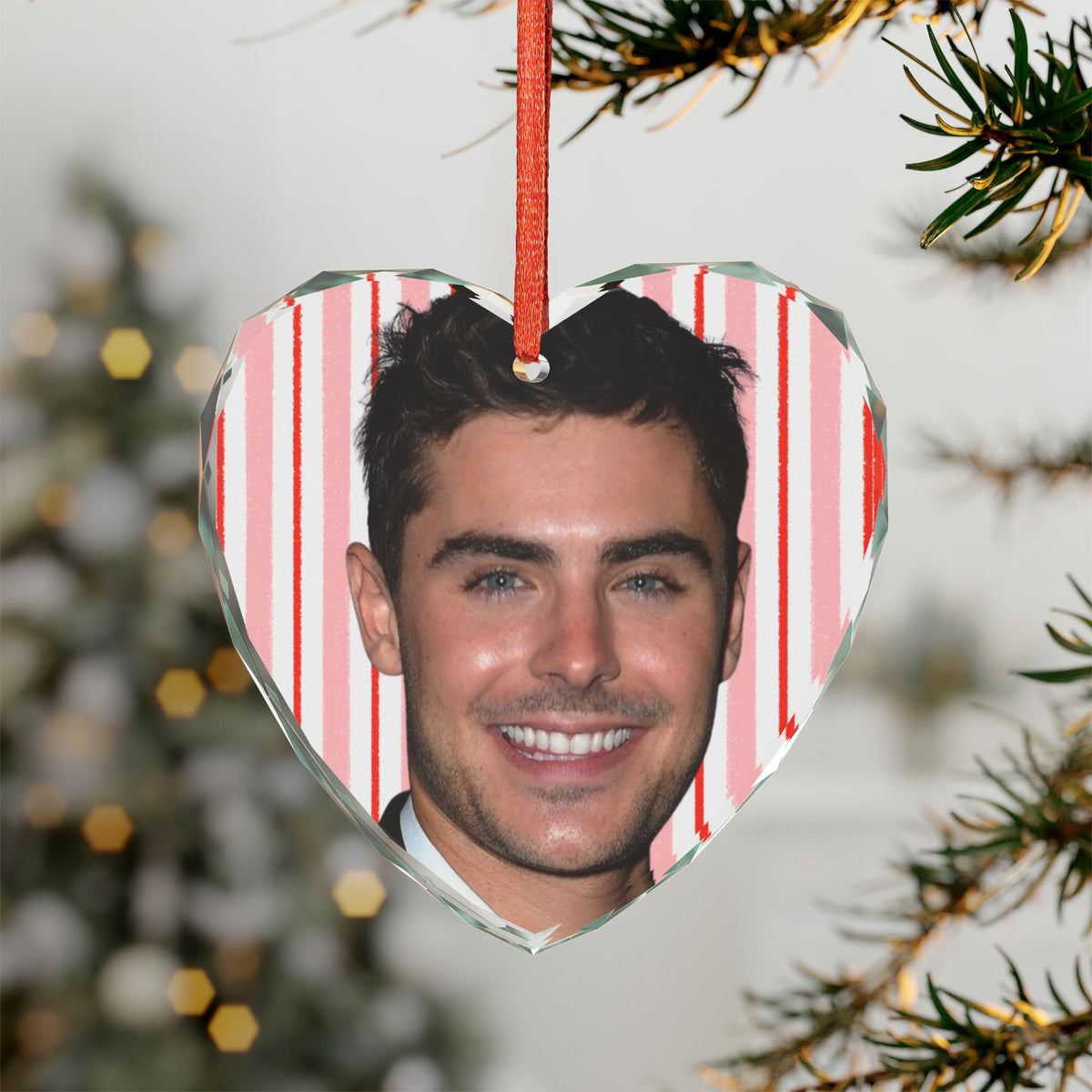 Zac Efron Christmas Ornament | Celebrity Fan Gift Keepsake