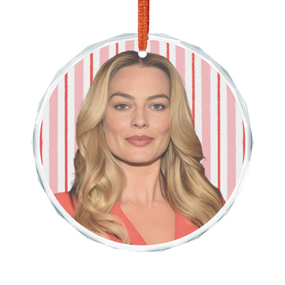 Margot Robbie Christmas Ornament | Celebrity Fan Gift Keepsake