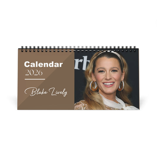 Blake Lively 2026 Desk Calendar | Gossip Girl  A Simple Favor Actor Planner | Hollywood Star Gift | Movie  TV Decor