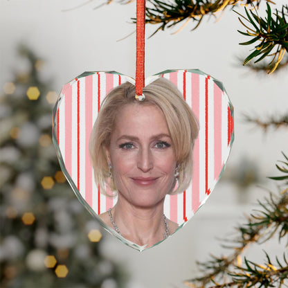 Gillian Anderson Christmas Ornament | Celebrity Fan Gift Keepsake