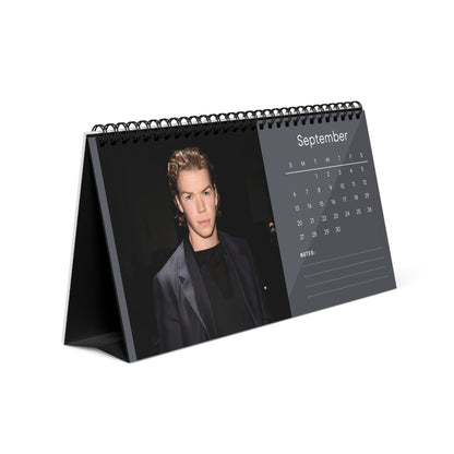 Will Poulter 2026 Desk Calendar | Premium Spiral Bound Celebrity Photo Calendar | High-Quality Fan Gift & Desk Décor