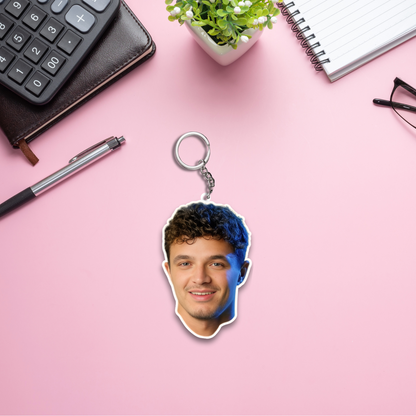 Lando Norris Both Sided Acrylic Keychain | Formula One Fan Gift