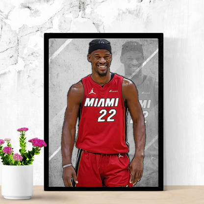 Jimmy Butler Matte Paper Poster, Frames & Hanger, NBA Fan Gift