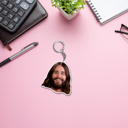 Jared Leto 2 Layer Acrylic Keychain |  Best Fan Gift