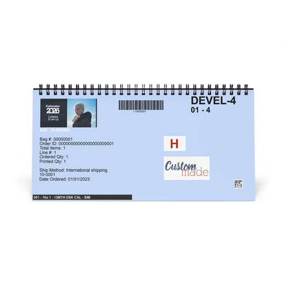 Emma D Arcy 2026 Desk Calendar |Premium Spiral Bound Celebrity Photo Calendar | Collectible Fan Gift | Stylish Desk