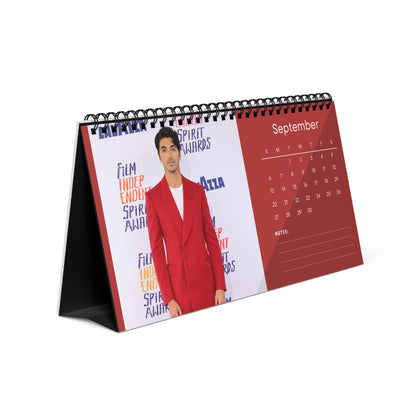 Taylor Zakhar Perez 2026 Desk Calendar | Premium Spiral Bound Celebrity Photo Calendar | High-Quality Fan Gift & Desk Décor