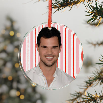 Taylor Lautner Christmas Ornament | Celebrity Fan Gift Keepsake