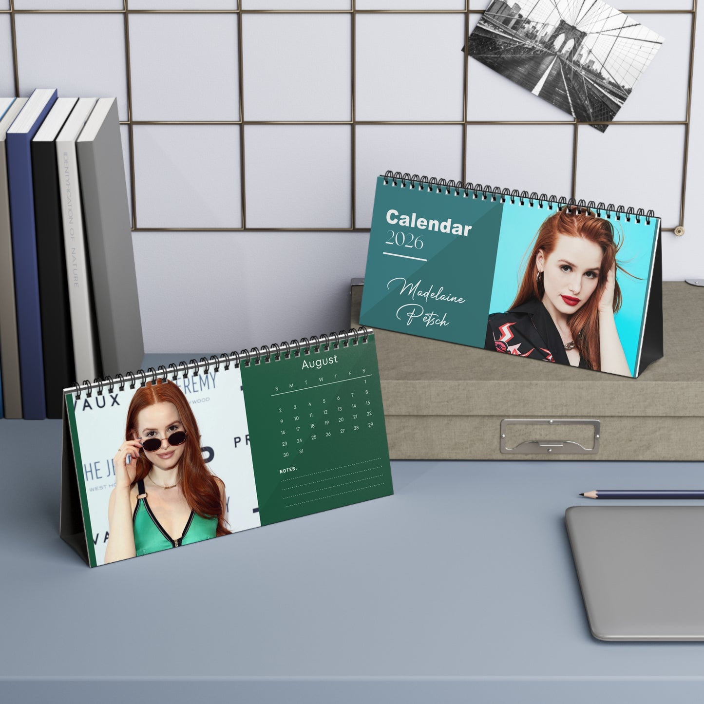 Madelaine Petsch 2026 Desk Calendar | Premium Spiral Bound Celebrity Photo Calendar | High-Quality Fan Gift & Desk Décor
