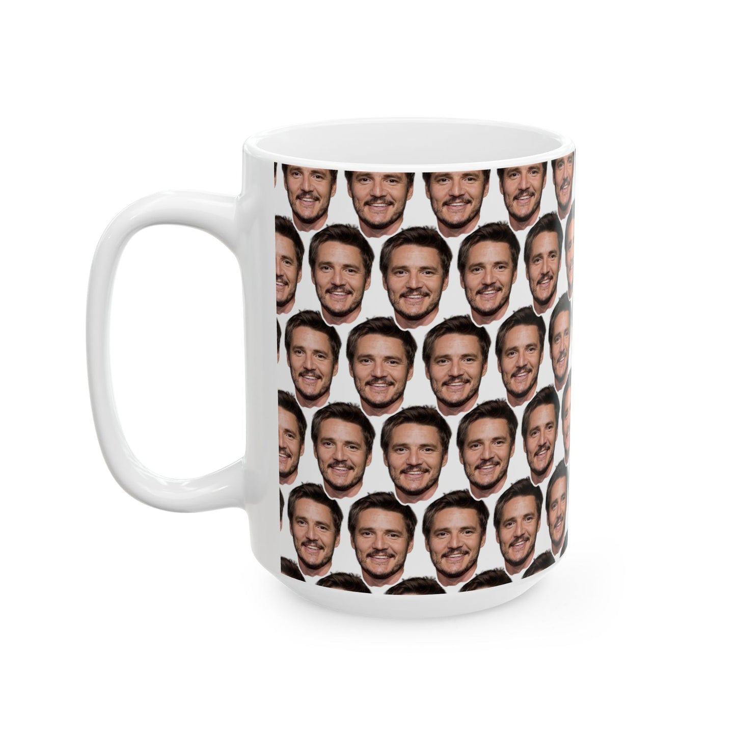 Paul Dano Face Pattern Ceramic Mug | Unique Gift for Paul Dano Fans