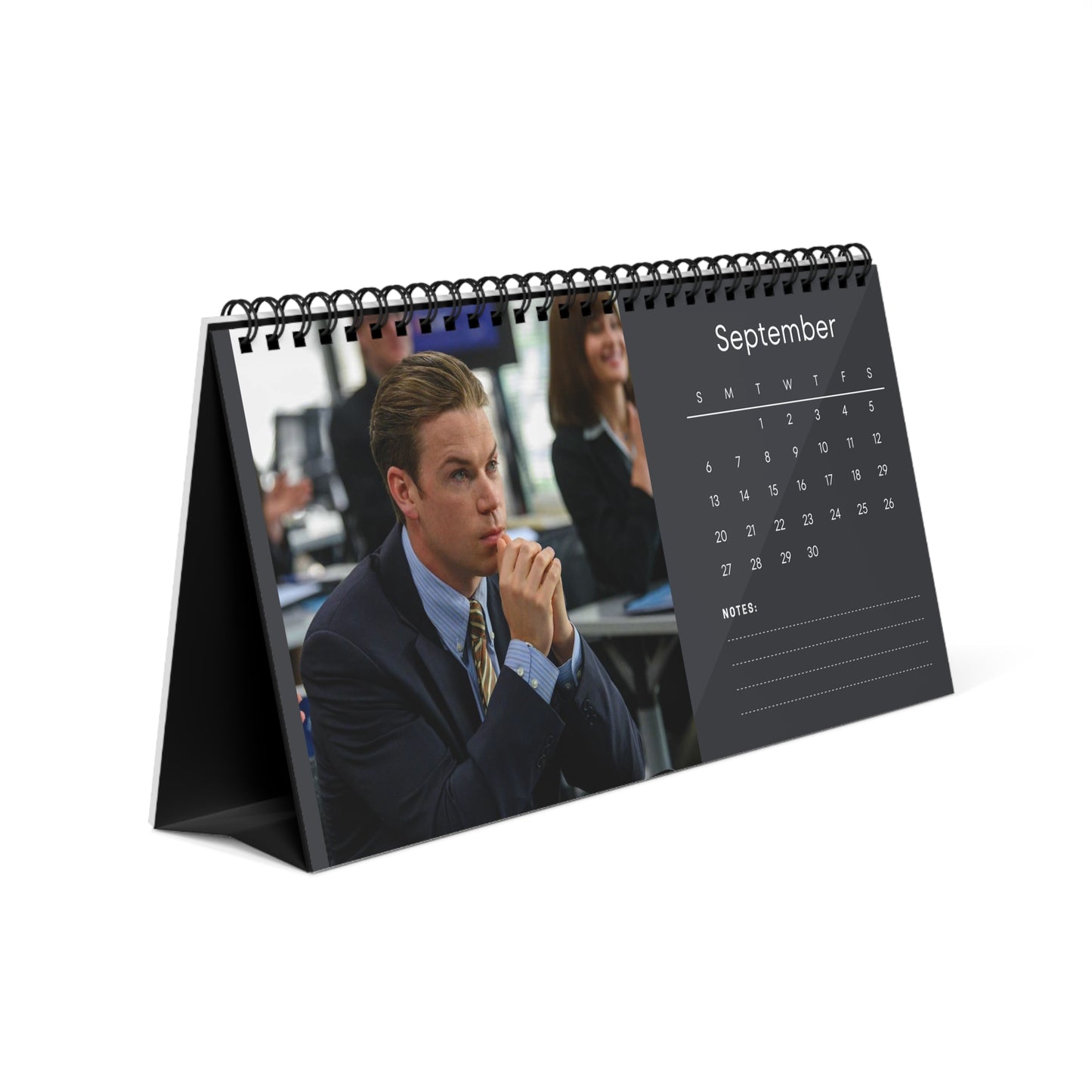 Will Poulter 2026 Desk Calendar | Premium Spiral Bound Celebrity Photo Calendar | Collectible Fan Gift | Stylish Desk & Office Décor