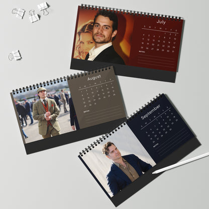 Henry Cavill 2027 Desk Calendar Vol 4 | Spiral Bound Photo Calendar | Fan Gift