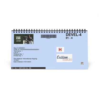 Norman Reedus 2026 Desk Calendar | Celebrity Spiral Bound Photo Calendar | Fan Collectible Gift | Stylish Desk & Office Décor