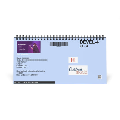 Jared Leto 2026 Desk Calendar | Premium Spiral Bound Celebrity Photo Calendar | High-Quality Fan Gift & Desk Décor
