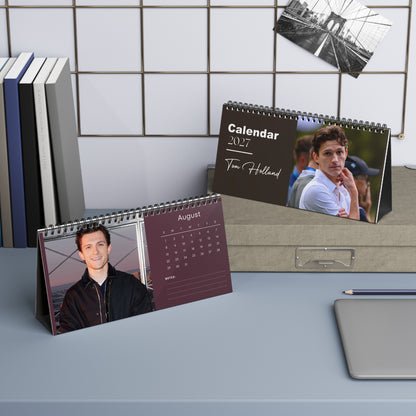 Tom Holland 2027 Desk Calendar Vol 3 | Spiral Bound Photo Calendar | Fan Gift