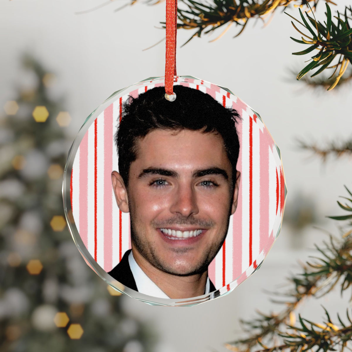 Zac Efron Christmas Ornament | Celebrity Fan Gift Keepsake