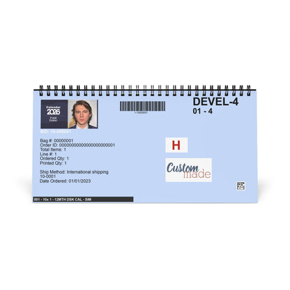 Paul Dano 2026 Desk Calendar | Premium Spiral Bound Celebrity Photo Calendar | Collectible Fan Gift | Stylish Desk & Office Décor