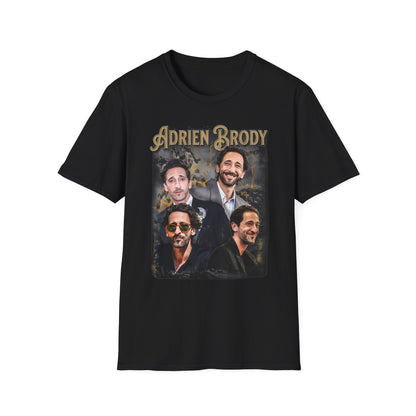 Adrien Brody Art T-Shirt Unisex Soft-Style T-Shirt  - Fan T-Shirt Premium Collection