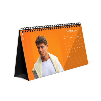 Lando Norris 2026 Desk Calendar | Premium Spiral Bound Celebrity Photo Calendar | Collectible Fan Gift | Stylish Desk & Office Décor