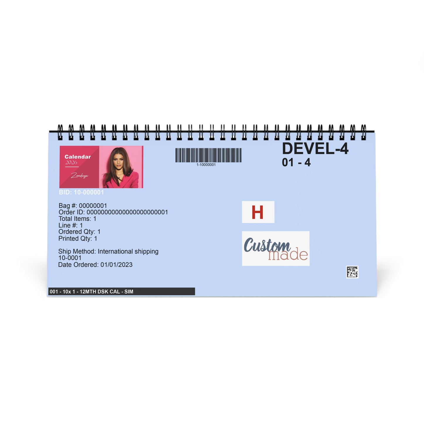 Zendaya 2026 Desk Calendar | Stylish Hollywood Star | Celebrity Gift for FansMovie  TV Decor | Celebrity Planner