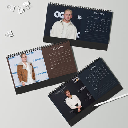 Dacre Montgomery 2026 Desk Calendar | Premium Spiral Bound Celebrity Photo Calendar | High-Quality Fan Gift & Desk Décor