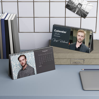 Boyd Holbrook 2026 Desk Calendar | The Predator  Narcos Actor Planner | Hollywood Star Gift | Movie  TV Decor