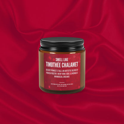 Timothée Chalamet Scented Candle Fan Gift  | Luxury Soy Candle