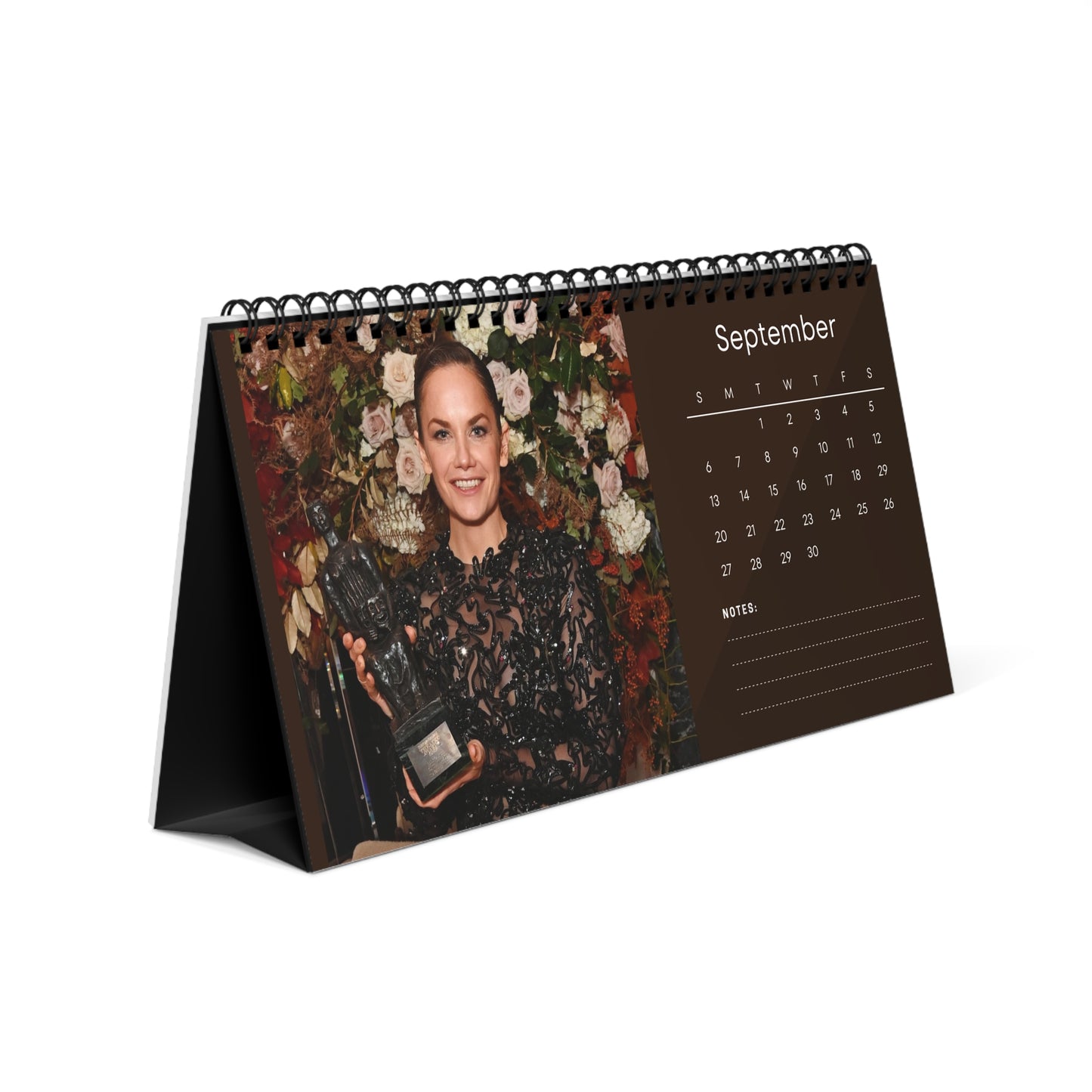 Ruth Wilson 2026 Desk Calendar | Elegant Celebrity Photo Calendar | Premium Fan Gift for Desk or Office