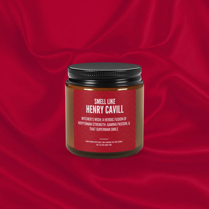 Henry Cavill Scented Gift | Luxury Soy Candle | Fan Gift