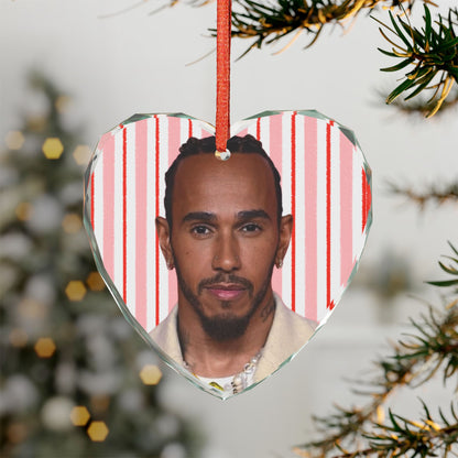Lewis Hamilton Christmas Ornament | Celebrity Fan Gift Keepsake