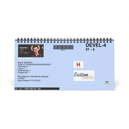 Tom Holland 2026 Desk Calendar | Premium Spiral Bound Celebrity Photo Calendar | High-Quality Fan Gift & Desk Décor