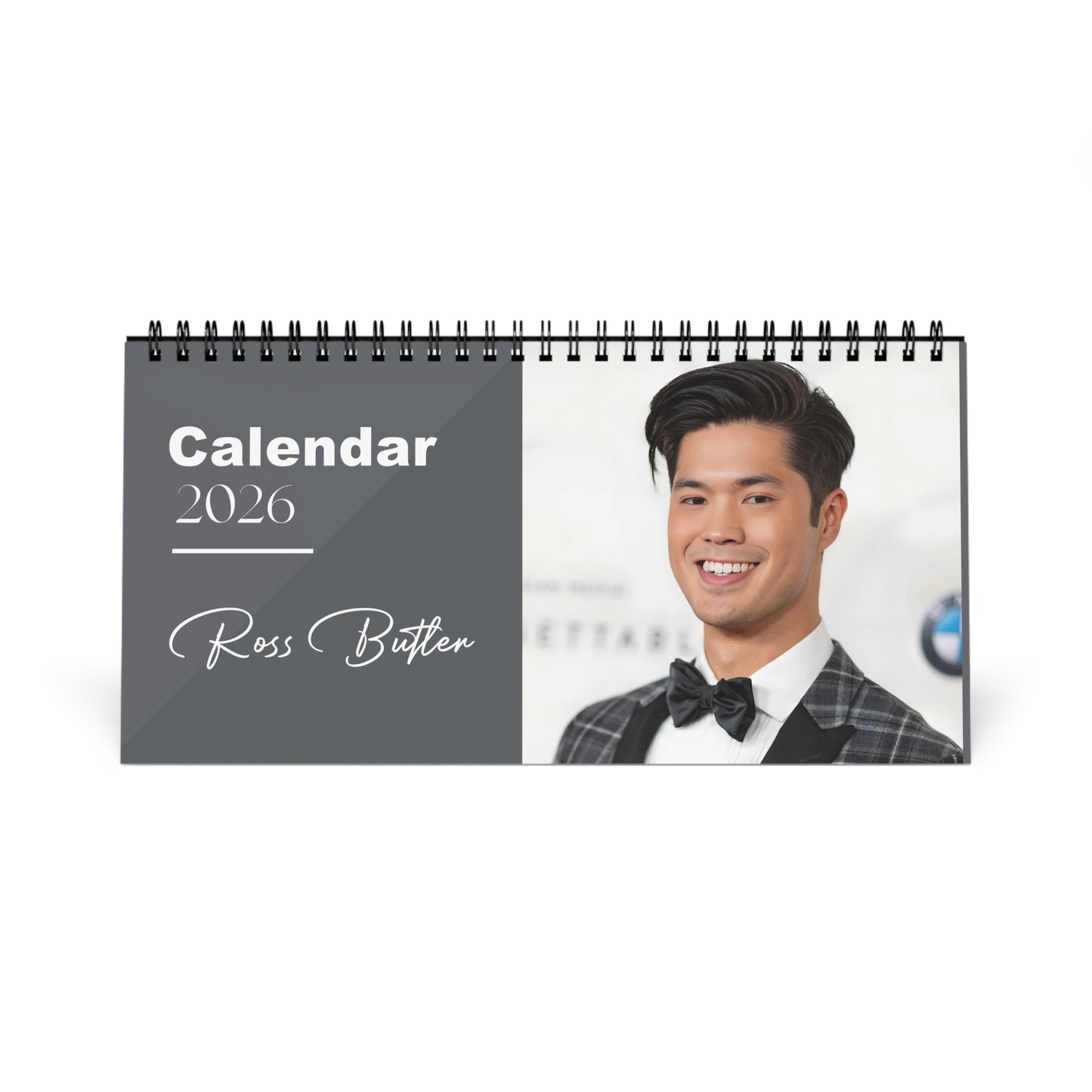 Ross Butler 2026 Desk Calendar | Premium Celebrity Photo Calendar | Stylish Desk Decor & Fan Gift