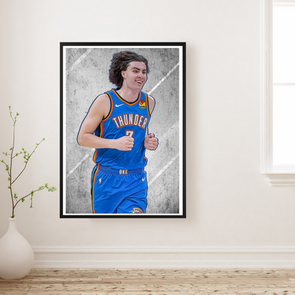 Josh Giddey Matte Paper Poster, Frames & Hanger