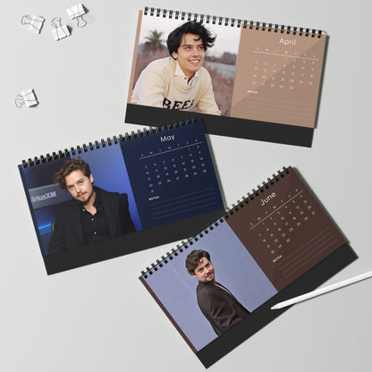 Cole Sprouse 2026 Desk Calendar | Riverdale Actor Planner | Hollywood Star Gift | Jughead Jones Calendar | TV & Movie Decor
