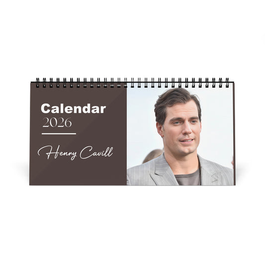 Henry Cavill 2026 Desk Calendar |  Celebrity Gift | Office Decor