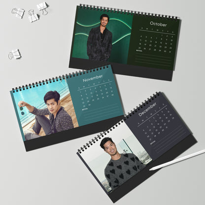 Ross Butler 2026 Desk Calendar | Premium Spiral Bound Celebrity Photo Calendar | High-Quality Fan Gift & Desk Décor