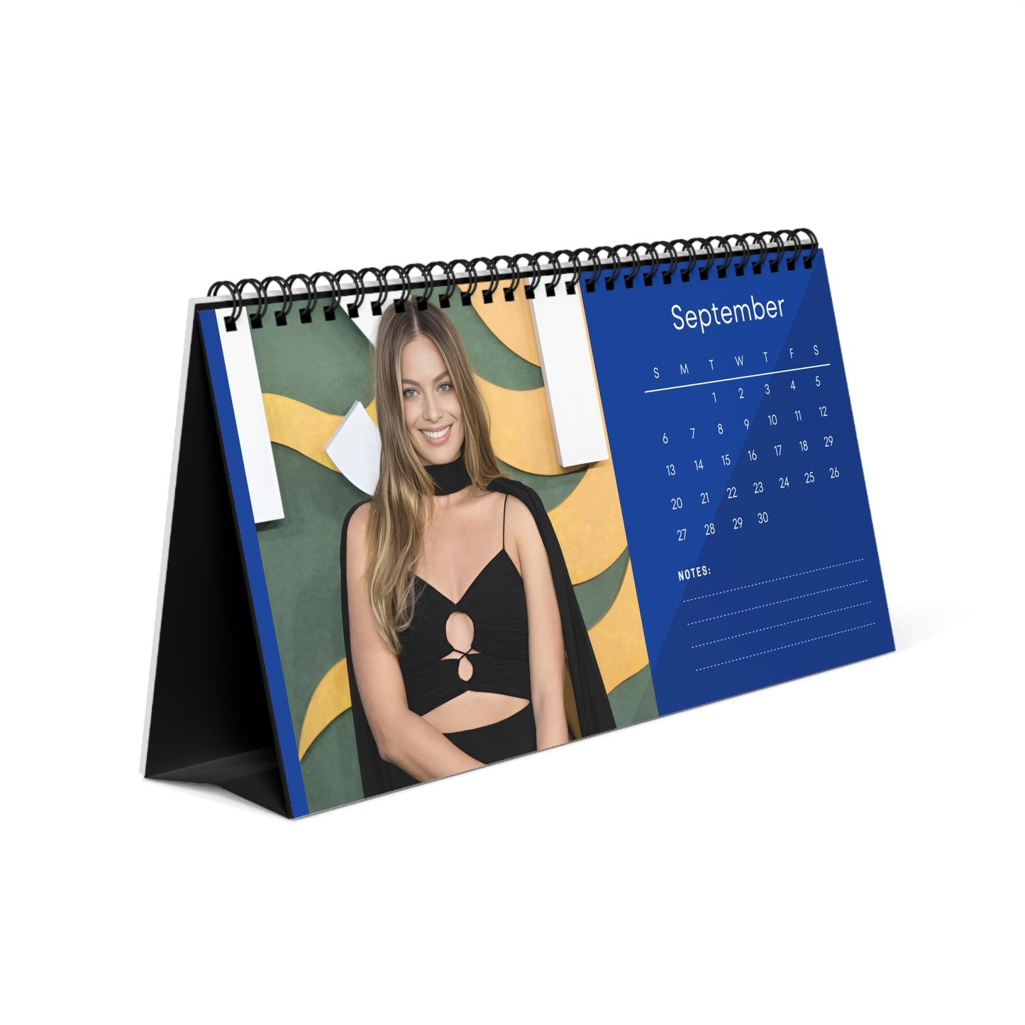 Margot Robbie 2026 Desk Calendar | Premium Spiral Bound Celebrity Photo Calendar | Stunning Collectible Gift for Fans & Desk Décor