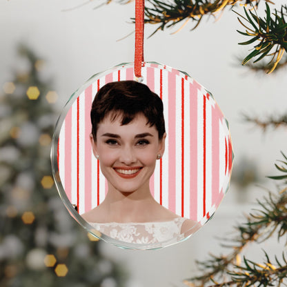Audrey Hepburn Christmas Ornament | Celebrity Fan Gift Keepsake